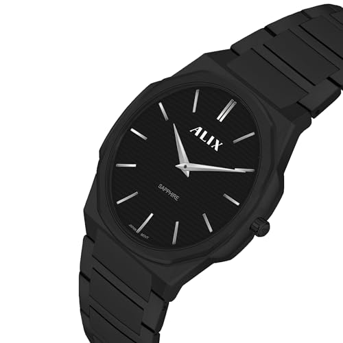 Image of ALIX AL2913 Men's Waterproof Multifunctional Stainless Steel Strap Quartz Analog Watch