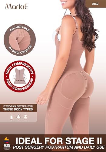 MARIAE FAJAS Tummy Control Shapewear Bodysuit Colombian Open Bust Body Shaper4