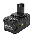 Compatible avec les appareils sans fil Ryobi 18 V : la batterie est compatible avec les appareils et chargeurs Ryobi 18 V lithium-ion y compris P104, P105, P107, P108, P109, RB18L50, RB18L40, RB18L25, RB18L15, RB18L133. Caractéristiques : Également compatible avec les appareils sans fil Ryobi 18 V ONE+.