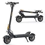 Ausom Electric Scooter, F1 Max 10'' Electric Scooters Adult with Dual Motor, 60V 20.8Ah Battery, 100Km Max Range, Foldable E Scooters with Swingarm Suspension, E-ABS & Dual Hydraulic Disc Brakes