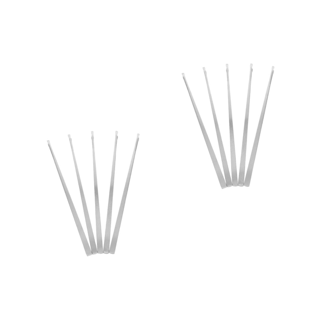 10pcs Stainless Steel Ear Cleaning Tool Spiral Tweezers for Adults Earwax Removal Instruments Ear Care for All Ages