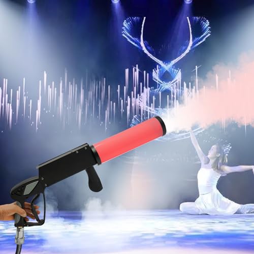 Máquina de humo portátil con CO2, con luces LED RGB, ideal para efectos escénicos en bares y locales musicales, diseño duradero y seguro, alcance de pulverización de 26 a 32 pies miniatura 2