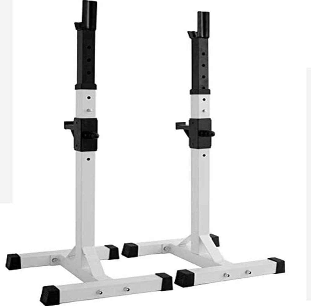 Barbell Rack Dip Stand Barbell Stand Weight Lifting Rack Gym Squat Rack Weight Lifting Stand Barbell Adjustable Home Gym Equipment Portable Fitness Training Machines Workouts for I