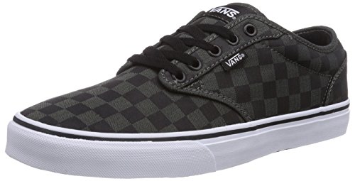 Image of Vans Men's Low-Top Sneakers, Gray Grau Herringcheck FGL, US 7.5