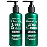 40% Urea Cream for Feet with 2% Salicylic Acid Aloe Tea Tree Oil for Skin - Athletes Foot Cream Extra Strength - Dry Hand Cream for Dry Cracked Hands - Urea Cream 40 Percent, 2 Pack