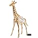 24K Gold Plated Crystal Studded Gold Giraffe Ornament by Matashi