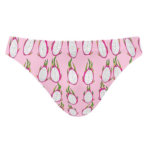 Pitaya Fruit Fruit Swim Briefs for Men Swimsuit Bikini Swimwear S B0404723