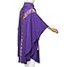 ANDHOM Clergy Elegance Church Vestments for Catholic Priests Chasuble Mass Apparel and Round Collar Robe With Pastor Stole
