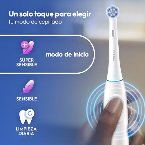 Miniatura 4 de Oral-B iO 2 Cepillo de Dientes Eléctrico con 1 Cabezal, Rosa Suave