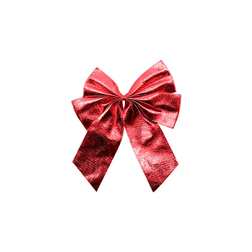 Laços de Natal Decorativo Vermelho 4 peças - Casambiente