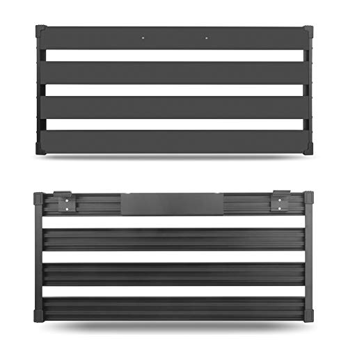Soyan Extra Large Guitar Pedal Board 25.6" X11.9" With Power Supply And Di Box, Gig Bag Included (L-26P) #TOP4