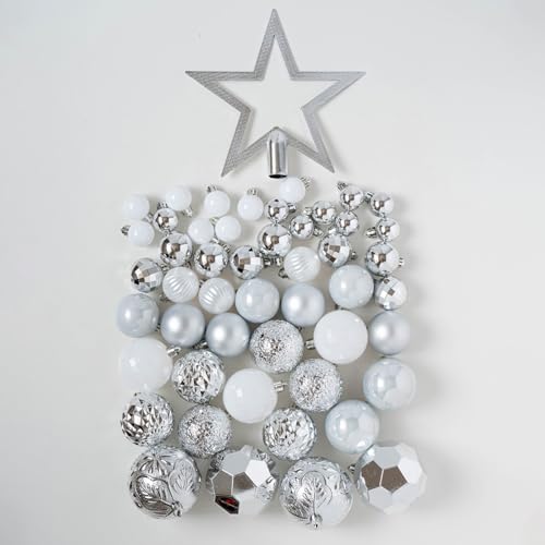 Boules de Noël en vrac et étoiles pour des moments magiques de décoration en famille