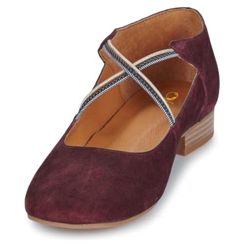 SHODENSE Women Casual Round Toe Flat Shoes Cross Strap Slip On Walking Flats Comfortable Suede Flat Heel Dress Shoes Crisscross Ballet Flats Drive Office Ladies Street 4-11 M US 5