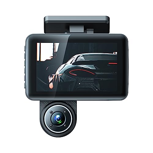Caméscope de voiture 3 caméras HUIOP dashcam 4 pouces grand angle rétroprojecteur de sécurité