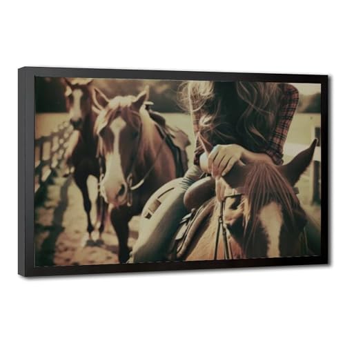 Poster rétro sur toile vintage décoration murale 30x45 pour salon et chambre