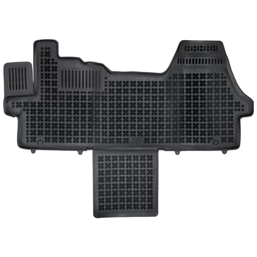 MTM Alfombrillas Goma Para Fiat Ducato Van 2006-2014, Tipo Cubeta A Medida Antideslizante Con Borde 5 Cm, Cód. 3D 9924