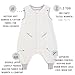 Tealbee Dreamsuit: Toddler Sleep Sack with Feet 12-18 months, 18-24 months - 1.2 TOG All Season Baby Wearable Blanket for Walkers - Rayon made from Bamboo, Organic Cotton Sleep Bag - Love Milk