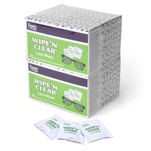 Flents Lens Wipes, Wipe 'N Clear, 150 Count,...