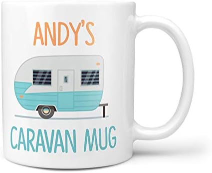 Custom Caravan Grandad Grandma Static Tourer Personalised Gift Name Text Names 10oz Ceramic Mug
