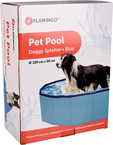Flamingo SWIMMING POOL SPLATTER ROUND BLUE 120x30CM, 120x30 cm - Image 4