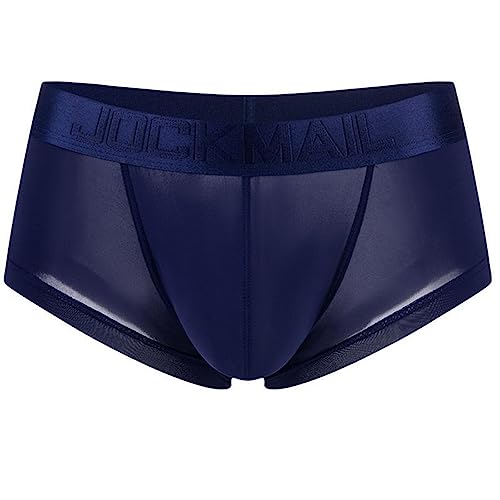 JOCKMAIL Men's Boxer Briefs Ice Silk Boxer Brief Breathable Soft Moisture-Wicking2