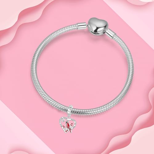 925 Sterling Silver Charms for Bracelets and Necklaces for Birthday Valentine's Day Fashion Jewelry for Women Friend and Mother2
