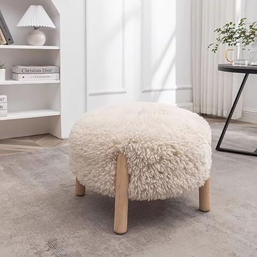 Repose-pieds rembourré pour chambre à coucher et coiffeuse