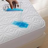FELTYBED Full Size 54'x75' Waterproof Mattress Protector, Soft Bed Mattress Cover Full, Breathable Mattress Pad Cover with Deep Pocket 6'- 15', Noiseless Washable White