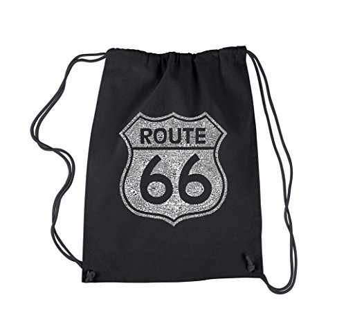 LA POP ART, Cities Along Route 66 - Backpack Black