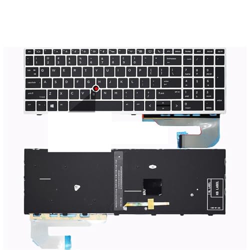 Clavier russe espagnol pour réparer HP EliteBook 850 G5 tactile