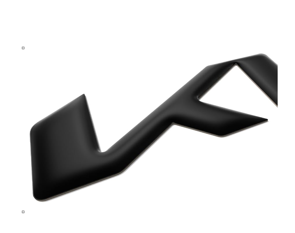 BDTrimsDomed 3D Raised Letters Compatible with Sorento 2022-2024 Models - Front & Rear Sets (Matte Black)