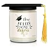 Graduation gifts for her him masters degree college high school graduation gifts 2025 now hotter by one degree soy wax scented candle  urban country home decor