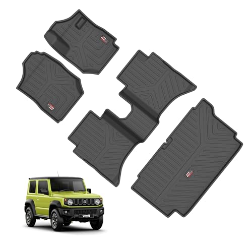 Image of GFX Car Floor Mat Black | Premium Non-Slip Dicky Mat Compatible with Jimny (Model - 2023) Onwards Automatic | Full Coverage, Anti-Tear, All-Weather, Waterproof & Durable for Long-Lasting Protection