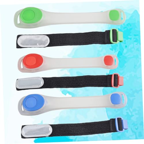 BESPORTBLE 3 Peças Cinto De Corrida Vestível Com Luz LED Cinto De Braçadeira Para Corrida Faixa De B