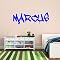 VWAQ Custom Graffiti Name Wall Decal Sticker - Personalized Kids Room Decor, Hip Hop Style, Multiple Sizes & Colors - View #9