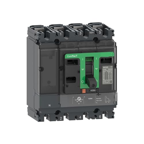 Plastic case distribution protection circuit breaker NSX160N 50kA AC 4P4D 80A TMD