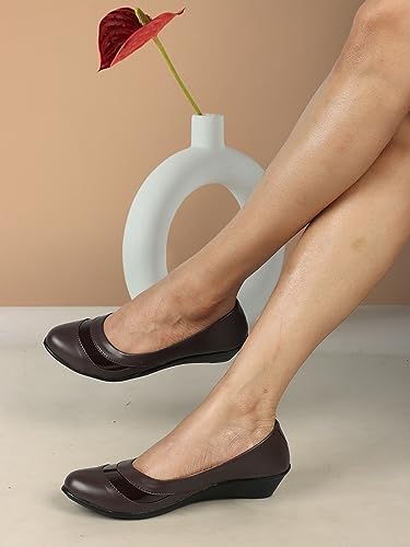 Image of Denill Women Wedge Heel Ballet Flats (Bellies)