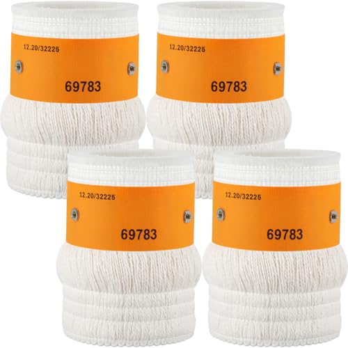Huquary 4 Pcs Kerosene Heater Wicks Compatible with 32225 Kero World Kw-24c Duraheat Dh-2300 Envirotemp 93043 Kerosene Heater Replacement Wicks Warmer Stove Accessories, White