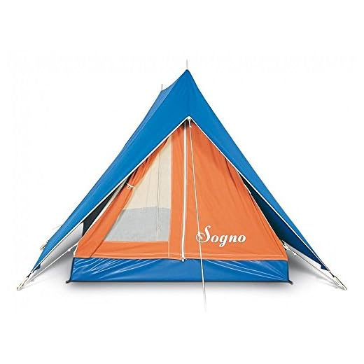Bertoni Tende Tienda de campaña Canadiense Sogno, Naranja, Talla única