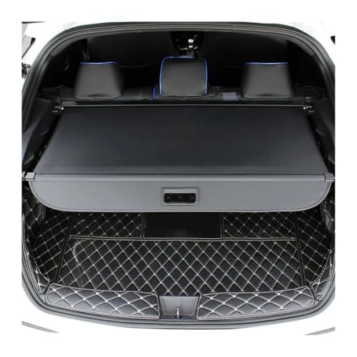 Tapa maletero para Toyota C-HR 2016-2022 con bandeja trasera retráctil negra tipo SUV