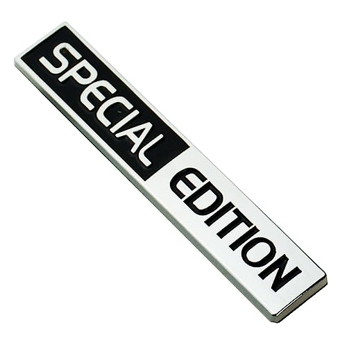 Image of 2Pc Special Edition Emblem 3D Fender Badge Car Truck Sticker Decal Fit for Universal Car Truck SUV (Chrome Black)