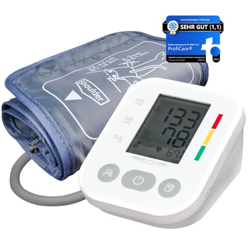 Tensiómetro de brazo digital ProfiCare para un control de la tensión fácil y sin errores
