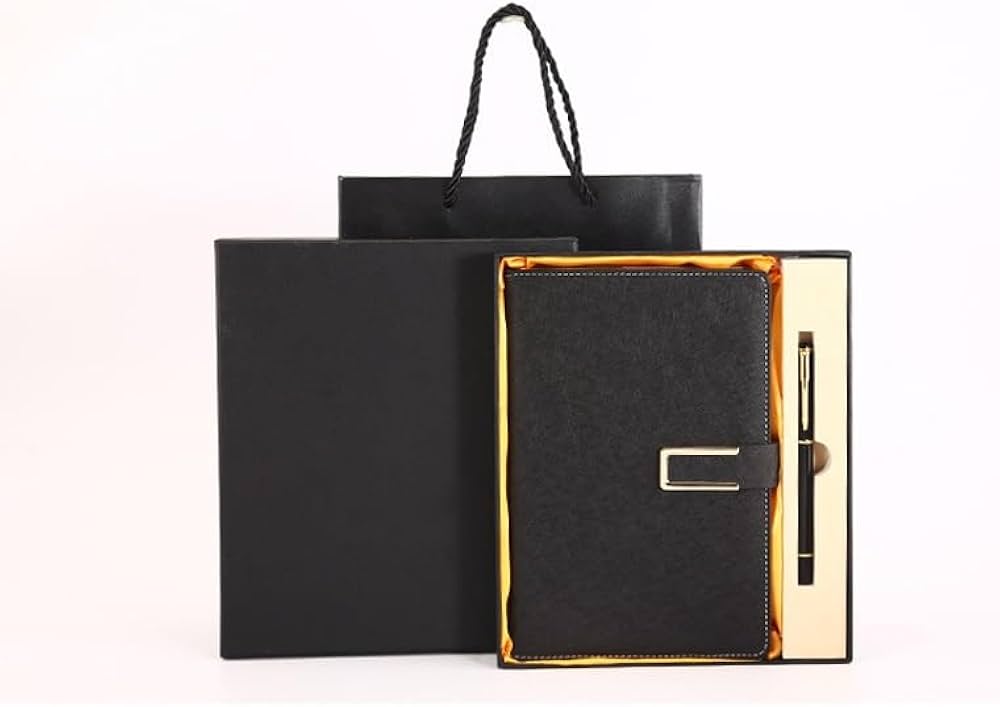 メモ／ノートセット Amazon.co.jp: QQZSG A5 鍵付き日記帳 ビジネス手帳メモ帳