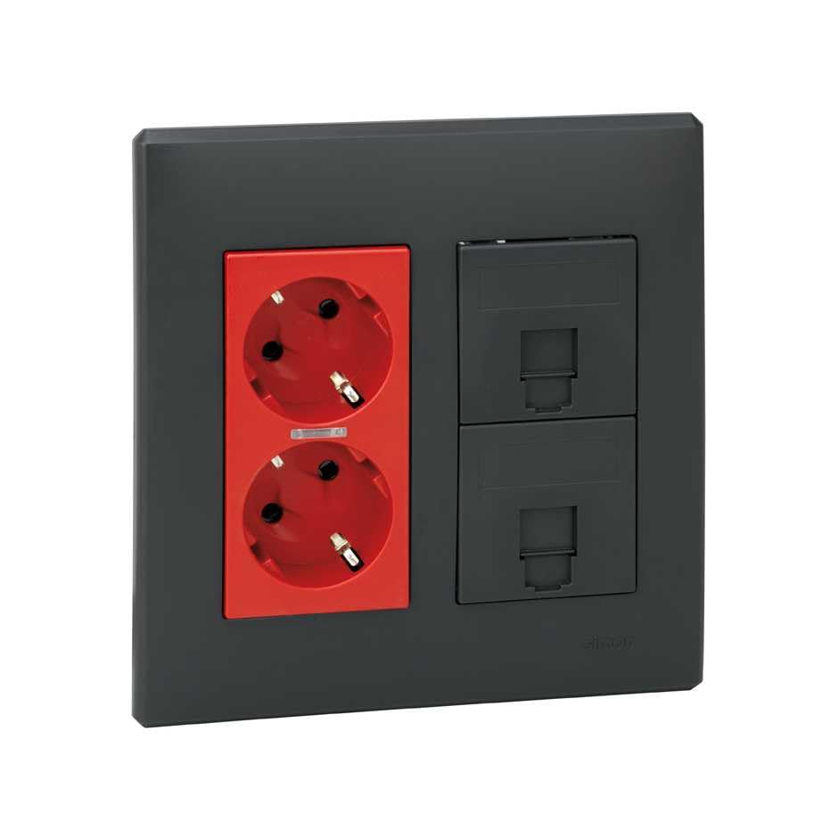 Boitier électrique Simon 51000203-038 pour installations murales - 2