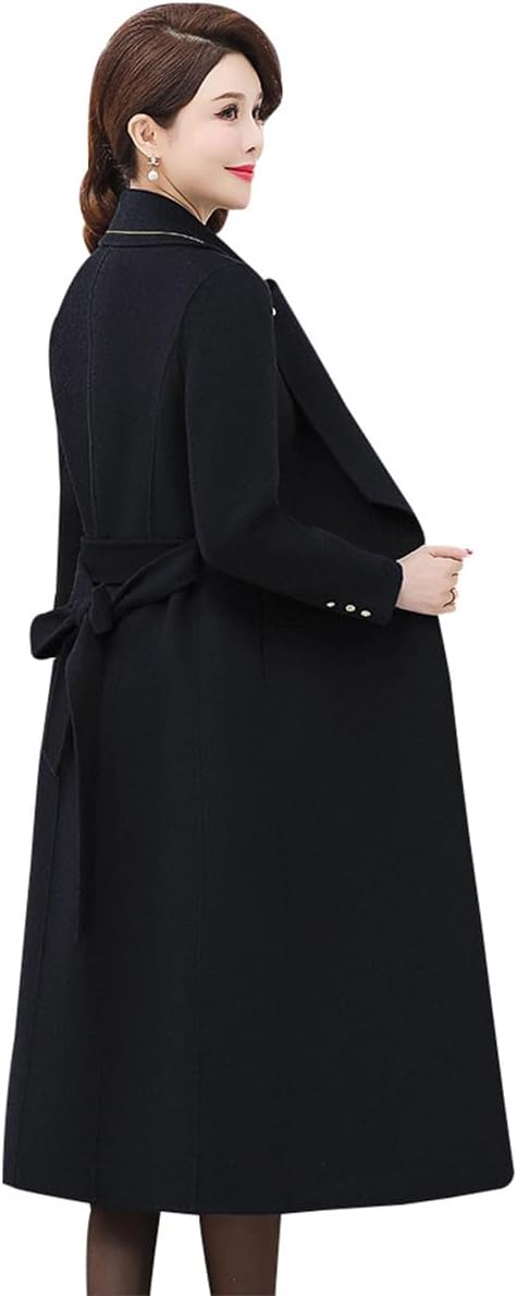 [BLZXIAN]レディース コート 冬 ウール ロングコート 大きいサイズ 膝下 チェスターコート ラシャコート アウター 気質