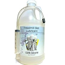 TreadLife Fitness 100% Silicone Treadmill Lubricant - 64oz - Easy to Apply Syringe - Instructions - Jumbo 1/2 Gallon