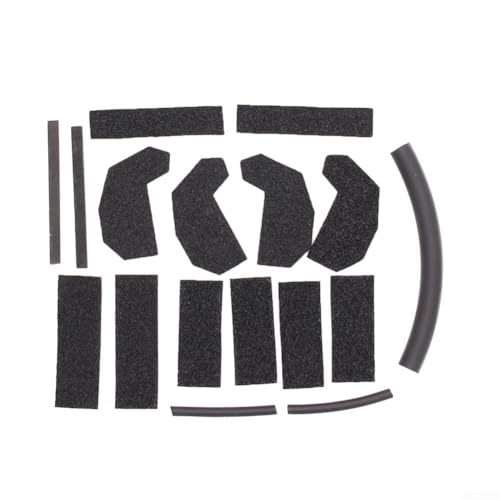 Bulevisiter Kit de sellado de techo rígido de techo de 17 piezas compatible con Wrangler JK 07-18 compatible con piezas de repuesto de plástico 68026937AB