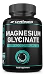 Magnesium Glycinate Supplements 1500mg & Vitamin B6-120 High Strength Capsules - 1500mg of Magnesium Providing 315mg Elemental Magnesium (Bisglycinate) - Pure Active Ingredient