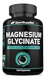 Magnesium Glycinate Supplements 1500mg & Vitamin B6-120 High Strength Capsules - 1500mg of Magnesium Providing 315mg Elemental Magnesium (Bisglycinate) - Pure Active Ingredient