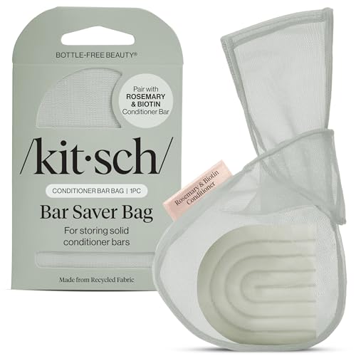Kitsch Soap Saver Bag – Patented Mesh Bag Soap Holder with Tag Identifier